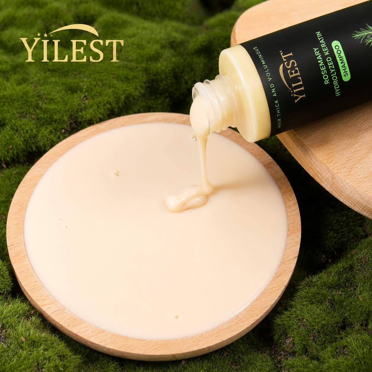 YILEST Rosemary Hair Growth Shampoo Reduce Hair Fall & Support Fuller-Looking Hair Naturally